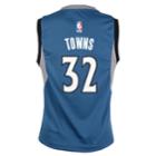 Boys 8-20 Minnesota Timberwolves Karl-anthony Towns Replica Road Jersey, Size: L 14-16, Blue