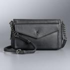 Simply Vera Vera Wang Lea Crossbody, Women's, Black