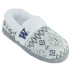 Women's Washington Huskies Snowflake Slippers, Size: Medium, Team