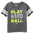 Boys 4-12 Oshkosh B'gosh&reg; Play Hard Ball Baseball Tee, Size: 10, Light Grey