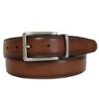 Men's Apt. 9&reg; Reversible Double-stitched Feather-edge Belt, Size: 38, Brown