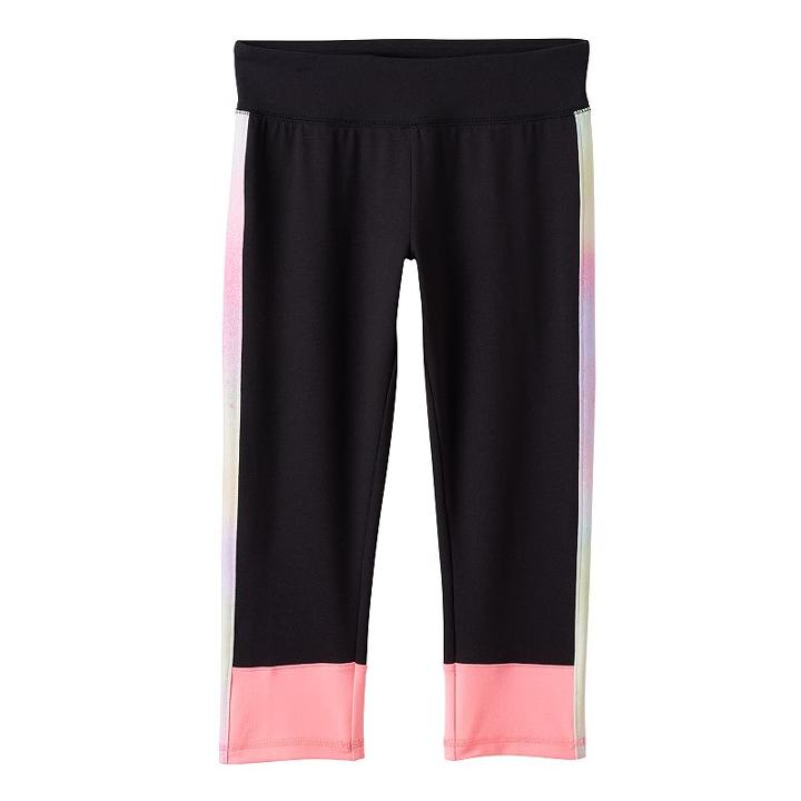 Girls 7-16 & Plus Size So&reg; Colorblock Yoga Capri Pants, Girl's, Size: 10, Brt Pink