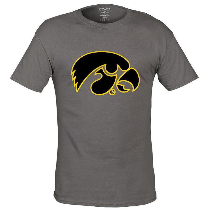 Men's Iowa Hawkeyes Inside Out Tee, Size: Small, Dark Red