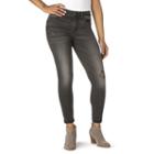 Women's Denizen From Levi's&reg; High-rise Cuffed Ankle Skinny Jeans, Size: 10, Dark Blue