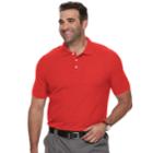 Big & Tall Croft & Barrow&reg; Classic-fit Easy-care Pique Performance Pocket Polo, Men's, Size: 3xb, Drk Orange