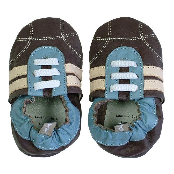Tommy Tickle Baby Leather Sport Shoes, Infant Boy's, Size: 0-6 Months, Brown