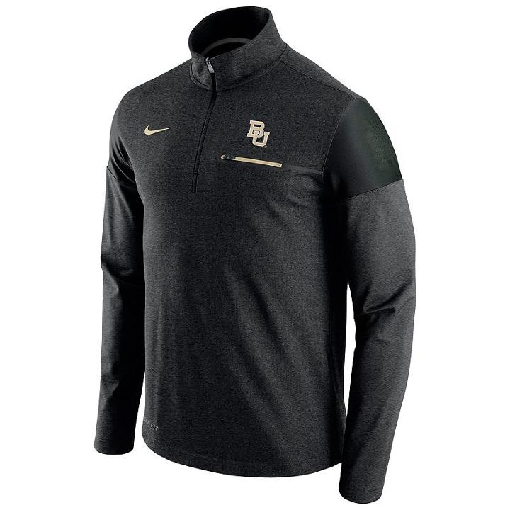 Men's Nike Baylor Bears Elite Coaches Dri-fit Pullover, Size: Medium, Ovrfl Oth