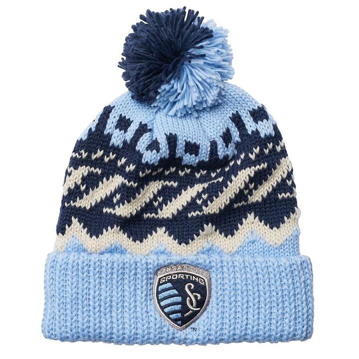 Adidas, Men's Sporting Kansas City Knit Beanie, Multicolor