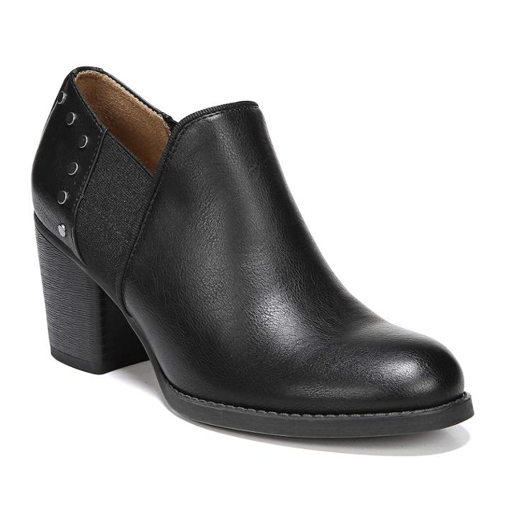 Naturalsoul By Naturalizer Tristin Women's High Heel Ankle Boots, Size: 6, Black