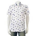 Men's Nasa Logo Button-down Shirt, Size: Medium, White
