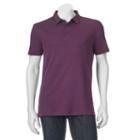 Big & Tall Apt. 9&reg; Solid Modern-fit Polo, Men's, Size: Xl Tall, Purple