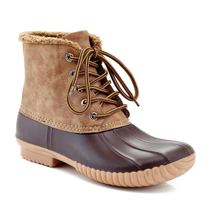 Henry Ferrera Mission 72 Women's Water Resistant Duck Winter Boots, Size: Medium (8), Lt Brown