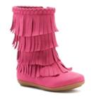 Jumping Beans&reg; Shaw Toddler Girls' Fringe Boots, Size: 11, Brt Pink