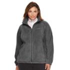 Plus Size Columbia Three Lakes Fleece Jacket, Women's, Size: 1xl, Med Grey