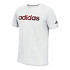 Men's Adidas Linear Logo Tee, Size: Xxl, White