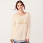 Women's Lc Lauren Conrad Lace Trim Top, Size: Xs, Light Pink