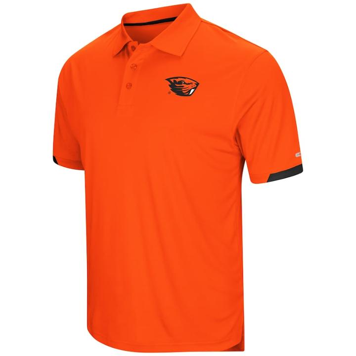 Men's Colosseum Oregon State Beavers Loft Polo, Size: Large, Drk Orange