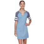 Juniors' So&reg; Varsity Striped Dress, Size: Xs, Med Blue