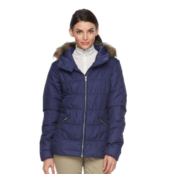 Women's Columbia Sparks Lake Hooded Thermal Coil&reg; Jacket, Size: Small, Purple Oth