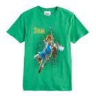Boys 8-20 Legend Of Zelda Tee, Size: Small, Lt Green