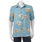 Big & Tall Batik Bay Classic-fit Tropical Button-down Shirt, Men's, Size: 3xl Tall, Dark Green