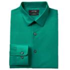 Men's Apt. 9&reg; Modern-fit Stretch Spread-collar Dress Shirt, Size: 17.5-32/33, Turquoise/blue (turq/aqua)