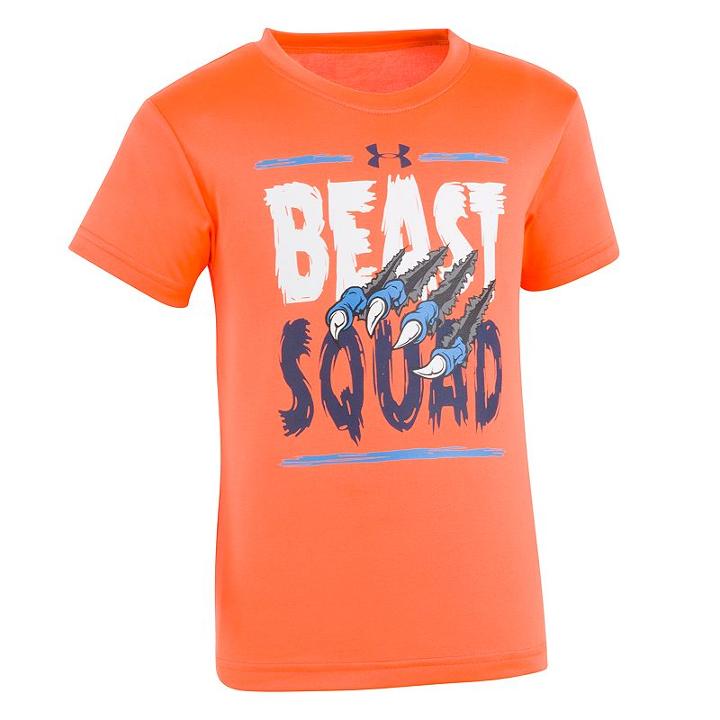 Boys 4-7 Under Armour Beast Squad Tee, Size: 6, Orange