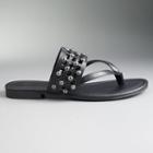 Simply Vera Vera Wang Bea Women's Sandals, Size: 7, Black