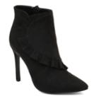 Journee Collection Cress Women's High Heel Ankle Boots, Size: 6.5, Black