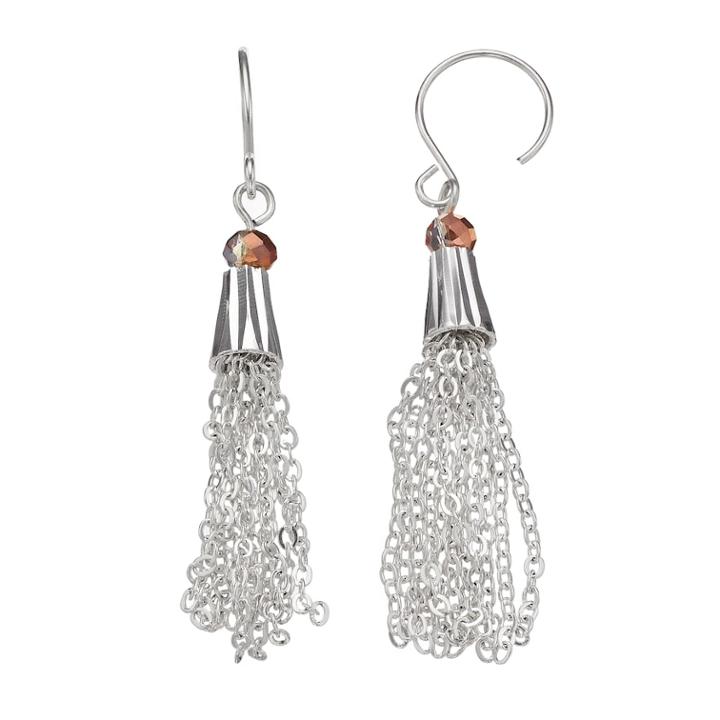 Napier Bead & Chain Linear Drop Earrings, Women's, Multicolor