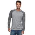 Men's Columbia Wildberry Omni-wick Colorblock Raglan Hoodie, Size: Xl, Dark Grey