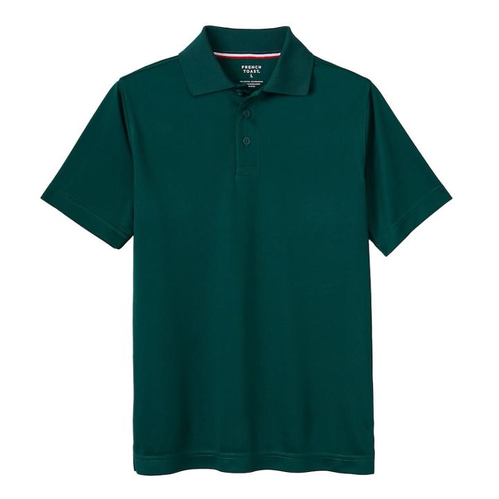 Boys 4-20 French Toast School Uniform Sport Performance Polo, Size: 4-5, Dark Green