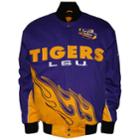 Men's Franchise Club Lsu Tigers Hot Route Twill Jacket, Size: Xxl, Purple