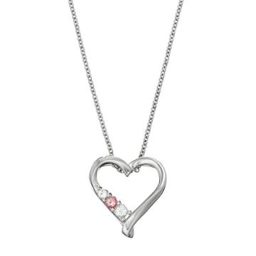 Survivor Collection Jessica Topaz Pendant, Women's, Size: 16, Pink