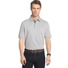 Men's Van Heusen Classic-fit Self-collar Polo, Size: Medium, Grey Other