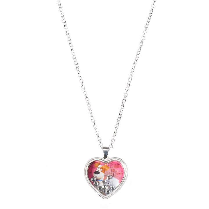 Girls 4-16 The Secret Life Of Pets Gidget & Max Shaker Pendant Necklace, Multicolor