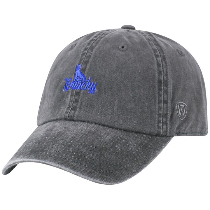 Adult Top Of The World Kentucky Wildcats Local Adjustable Cap, Men's, Grey (charcoal)