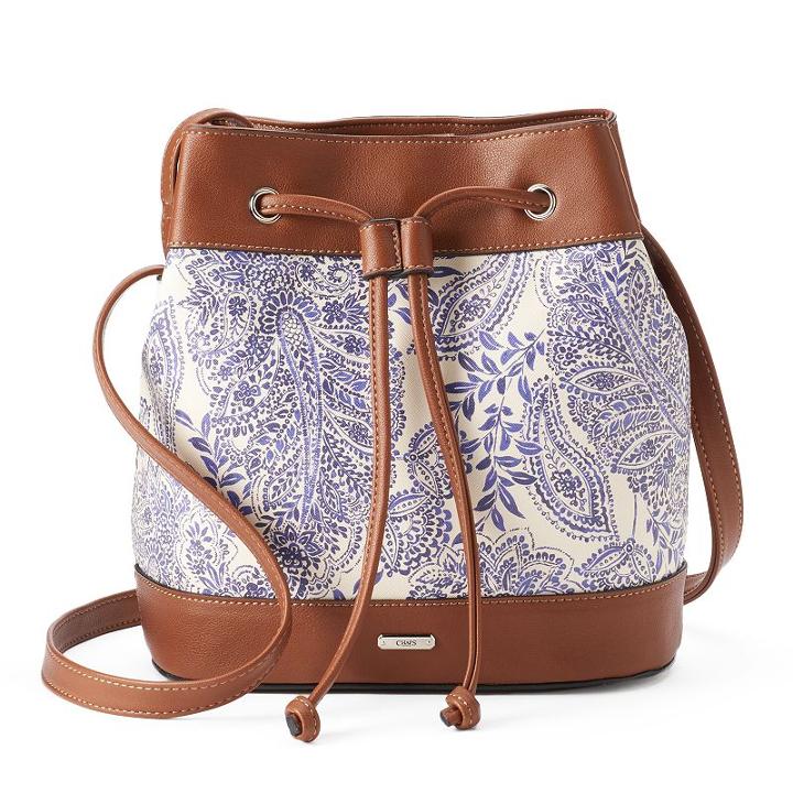 Chaps Ayla Bucket Bag, Women's, Blue