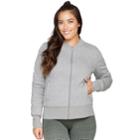 Women's Colosseum Midtown Bomber Jacket, Size: Small, Black