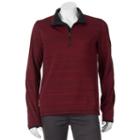 Men's Zeroxposur Isotherm Spacy-dyed Quarter-zip Pullover, Size: Large, Med Brown