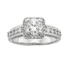 Round-cut Igl Certified Diamond Frame Engagement Ring In 14k White Gold (1 3/4 Ct. T.w.), Women's, Size: 8.50