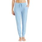 Women's Cuddl Duds Pajamas: Essential Jogger Pants, Size: Small, Med Blue