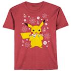 Boys 8-20 Pokemon Pikachu Cookies Tee, Size: Small, Med Red