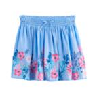 Girls 4-12 Sonoma Goods For Life&trade; Smocked Waist Skirt, Size: 7, Light Blue