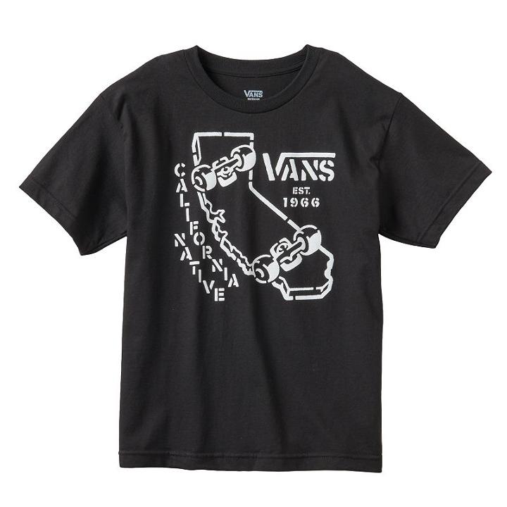 Boys 8-20 Vans California Native Skate State Tee, Boy's, Size: Xl, Black