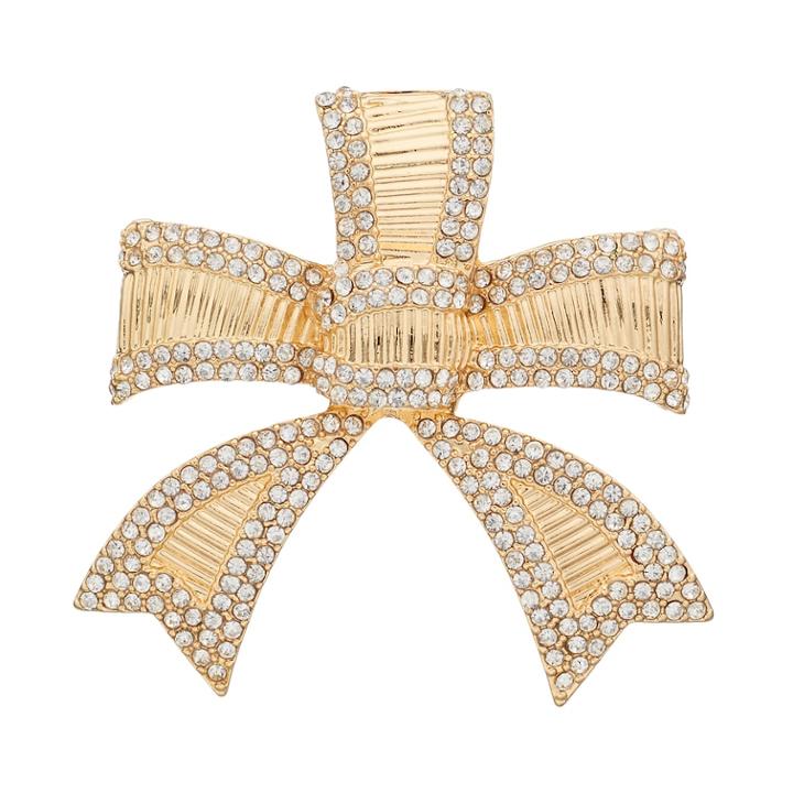 Dana Buchman Bow Pin, Women's, Gold