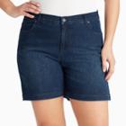 Plus Size Gloria Vanderbilt Amanda Jean Shorts, Women's, Size: 24 W, Med Blue