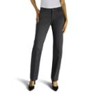Women's Lee Total Freedom Dress Pants, Size: 16 Avg/reg, Grey (charcoal)