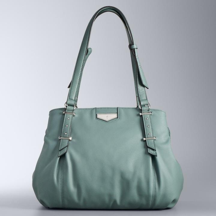 Simply Vera Vera Wang Ludlow Satchel, Women's, Blue (navy)