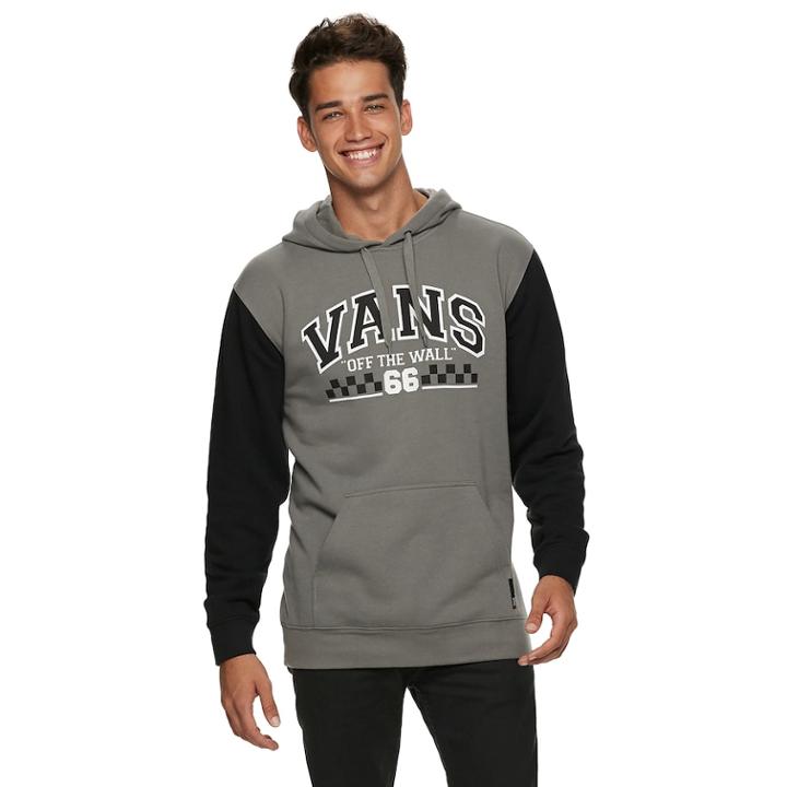Men's Vans Academy Hoodie, Size: Large, Med Grey